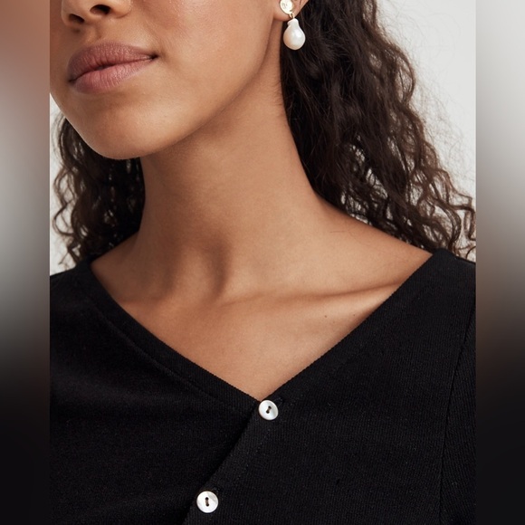 Madewell Asymmetrical Button-Front Cardigan - Picture 5 of 11